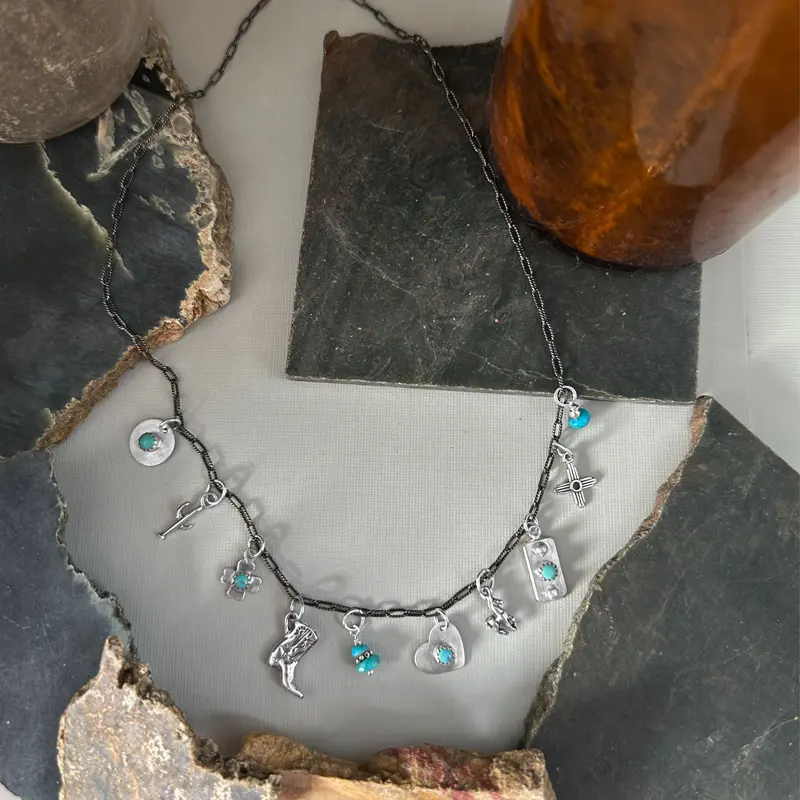 Sterling Silver 3D Cowboy Boot Charm
